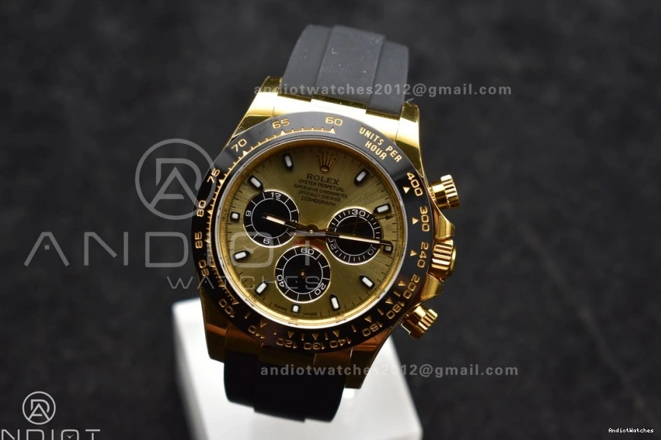 904L 1:1 765 Strap on 116518 Steel DD Dial Oyster VSF Daytona Best Edition flex YG Stretchable 0504